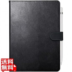 iPad10.9用 2アングルレザーケース ブラック 写真1