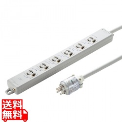 医用接地プラグ付き電源タップ 写真1