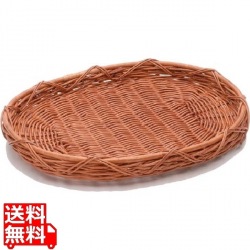 籐かご 16-827 L 大 600×480×H60 業務用 写真1