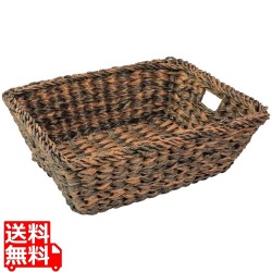 PE マルチバスケット 大 500×400×H150mm コーヒーブラウン 91-443L 写真1