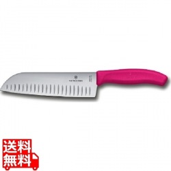 ビクトリノックス FC三徳包丁プラス ピンク 6.8526.17L5E 写真1