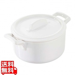 レヴォル ベルキュイジーヌ ミニココット蓋付 ホワイト 641587 写真1