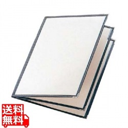 クリアテーピング メニューブック 合皮 LTA-46 黒 写真1