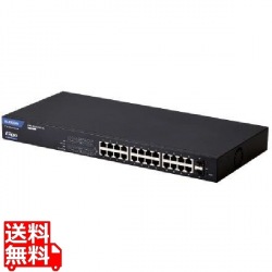 法人向けスイッチングハブ/WEBスマート/Giga/PoE/24ポート/3年保証 写真1