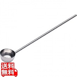 18-8パイプ柄 穴明ひしゃく 18cm 柄長30cm 写真1