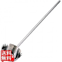 MT18-8パイプ柄麺杓子21cm 1m柄 写真1