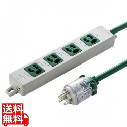 医用接地プラグ付き電源タップ 写真1