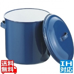 ホーローキッチンポット(手付) 29cm 写真1