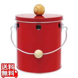 蚊遣りオバケツ 大 KYR180(赤) 写真1