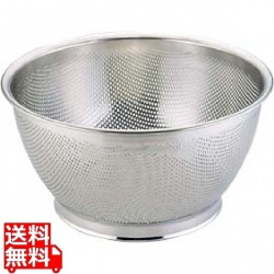 エコクリーン 18-8パンチング深型ざる 37.5cm UK 業務用 写真1
