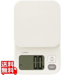 ドリテック デジタルスケール エクレ KS-740WT ホワイト 写真1