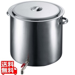 EBM 18-8 蛇口付 スープ寸胴鍋 45cm 写真1