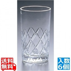 タンブラー・08205HS 68切子 155cc(6ヶ入)K68-05 写真1