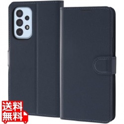 Galaxy A53 5G 耐衝撃 手帳 シンプル マグネット/ダークネイビー 写真1