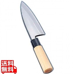 ステンレス鋼 防菌柄 出刃 18cm 写真1