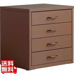 ドロワーキャビネット DCB-4D コーラルピンク 写真1