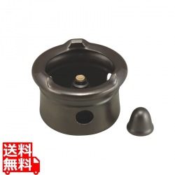 黒釉丸型コンロアルコール用 写真1