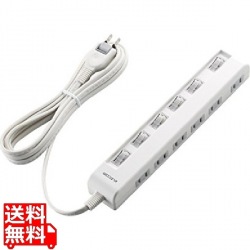 個別スイッチ付省エネタップ(横挿しタイプ) 写真1