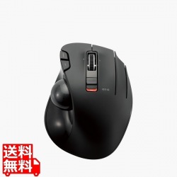 トラックボールマウス/WEB通販限定/親指/6ボタン/チルト機能/無線/高性能/ブラック 写真1