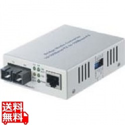 光メディアコンバータ 2芯マルチモード 100BASE-TX:100BASE-FX(SC) 2km 写真1