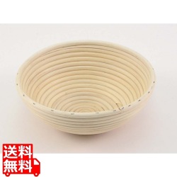 籐製 発酵ねかしカゴ 丸型 VC-1-S 内寸直径190 写真1