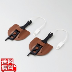 エレコム 耐震キャスターストッパー 家具 転倒防止 フローリング用 2個入り 取り外し可能 固定器具 地震対策 防災用品 取り付け簡単 ブラウン 写真1