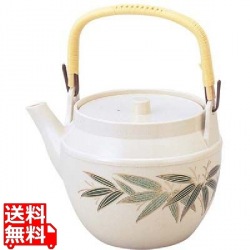 耐熱急須 志野二色笹 小 0.7L 写真1