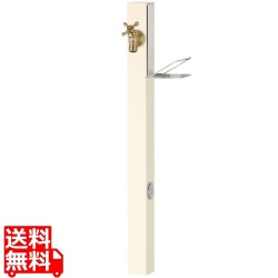 スプレスタンド60ソリッド ソープトレイセット 左右 オフホワイト 蛇口1 GD 写真1