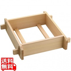 木製 角セイロ 関東型(サワラ材) 写真1