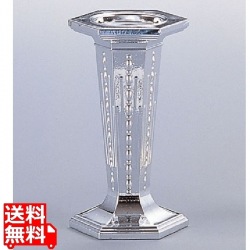 六角ウェディング・ケーキピラー シルバー PP8230 写真1