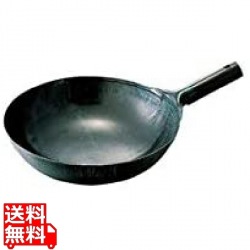 神田鉄鍋/鉄プレス北京鍋1.2mm 27cm 写真1