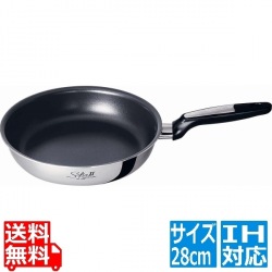ソフィア II フライパン No.1748 28cm ※ IH対応 IH (100V/200V)とガス火対応 写真1