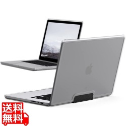 UAG社製 /U by UAG MacBookPro 16用 LUCENT 耐衝撃ケース(アイス/ブラック) UAG-UMBP16LU-IC/BK 写真1