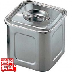 UK 18-8 角型 キッチンポット 15cm 手無 業務用 写真1