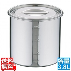 18-8 目盛付 キッチンポット 17cm 業務用 写真1