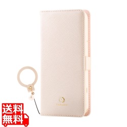 らくらくスマートフォン &me ソフトレザーケース 磁石付 リング付 写真1