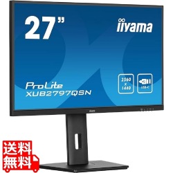 液晶ディスプレイ 27型/2560×1440/HDMI、DisplayPort、USB Type-C映像出力：給電/ブラック/スピーカー：あり/IPS方式パネル/昇降/回転/LANポート有 写真1