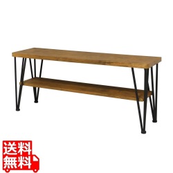 アートテレビ台 W105 (ヴィンテージブラウン) 写真1