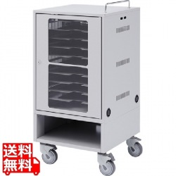 サンワサプライ タブレット収納保管庫(10台収納) 13.3インチまでのタブレットを10台一括収納 CAI-CAB23【大型商品の為時間指定不可】 写真1