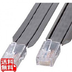 アンダーカーペットLANケーブル(グレー・5m) 写真1