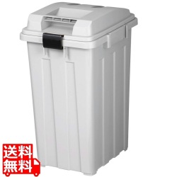 トンボ 連結ハンドルペール 45型 ホワイトグレー 写真1