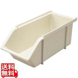 EBM スタッカブルオーガナイザーボックス ベージュタタキ 写真1