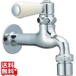 水凛フォーセット レバー シルバー(ホース用アダプター付) 写真1