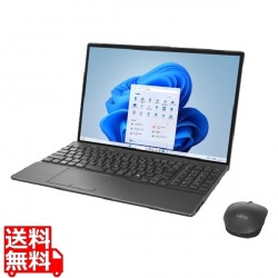 LIFEBOOK AH77/J3 ブラック (Core i7-1360P/32GB/SSD・512GB/Blu-ray/Win11Home64/Office Home and Business 2024(個人向け)/16型) 写真1