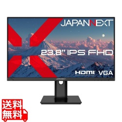 液晶ディスプレイ 23.8型/1920×1080/HDMI×1、VGA×1/ブラック/スピーカー有/2年保証 写真1