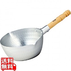 SSアルミ打出雪平鍋(上物)18cm 目盛付 ※ ガス火専用 写真1