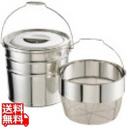18-8バケット II 洗いカゴタイプ 15L 荒目 写真1