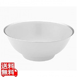 メタル丼 渕磨きタイプ 塗装仕様 白 写真1