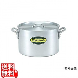 ハイグレード アルミ半寸胴鍋 目盛付 30cm(15L) 写真1