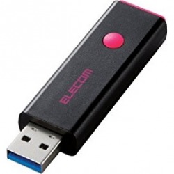 USBメモリー/USB3.0対応/プッシュ式/PSU/16GB/ピンク 写真1